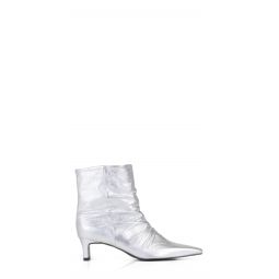 Rushy Leather Ankle Boots