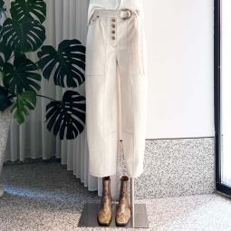 Dalia Jeans - Organic Cotton Denim Ecru