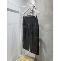 Coated Shell Carmen Skirt - Black