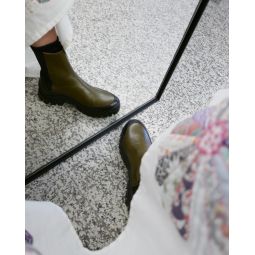 Mira Boots - Leather Khaki