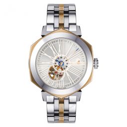 Mythique GMT Silver-tone Dial Mens Watch