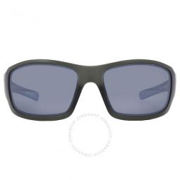 Bearing Graphite Polarized Wrap Mens Sunglasses