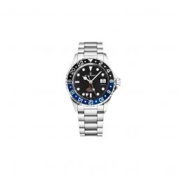 Men's Diver (Batman) Stainless Steel Black Dial Watch