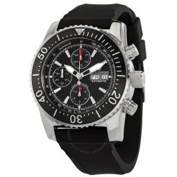 Air Speed Chronograph Automatic Black Dial Mens Watch