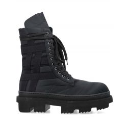 Army Megatooth Ankle Boots - Black/Black