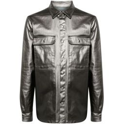 Outershirt Coated Stretch Blouson