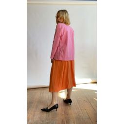 Shirley Blazer - Pink linen