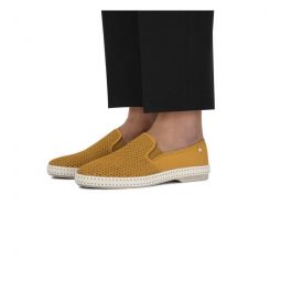 Classic Canvas And Mesh Slip On - Curry