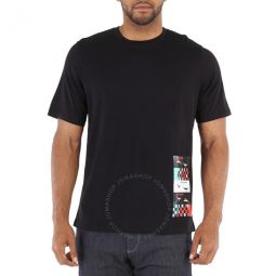 Mens Black Time Ravers Graphic T-shirt, Size X-Small