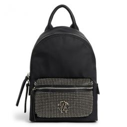 Black Studded Pocket Mini Backpack