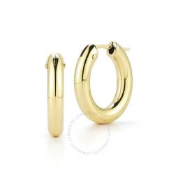 18K Yellow Gold Coin Classics Collection Hoop Earrings