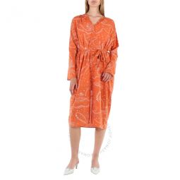Ladies Lucio Edward Long Sleeve Cotton Dress, Brand Size 38 (US Size 4)