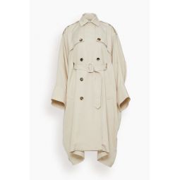 Caftan Trench Coat in Fawn
