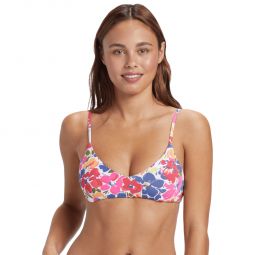 Roxy Printed Beach Classics Athletic Triangle Bikini Top - Womens