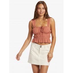 Sunset Mist Ruched Top