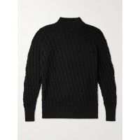 Stark Slim-Fit Cable-Knit Merino Wool Sweater