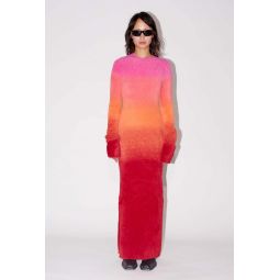 GRADIENT KNIT DRESS - Multi