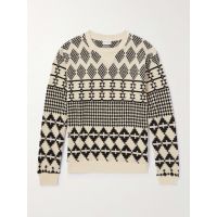 Jacquard-Knit Sweater