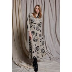 Florence Dress - Stone Cameo Print