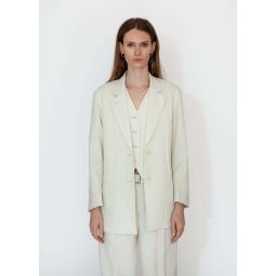 Two Button Blazer - Ivory