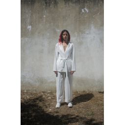 FERN TROUSERS - OFF WHITE
