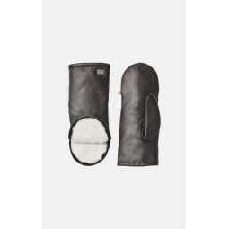 Betrice Faux Shearling Lined Gloves - Mushroom