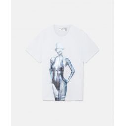 Stella McCartney + Sorayama Sexy Robot Oversized Organic Cotton T-Shirt