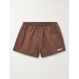 Straight-Leg Cotton-Canvas Shorts