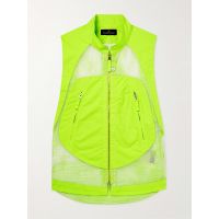 Ripstop-Panelled Cotton-Blend Twill Gilet