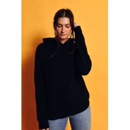 The Knitted Hoodie sweater - black