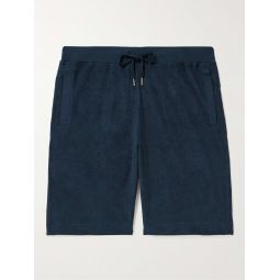 Tapered Cotton-Terry Drawstring Shorts