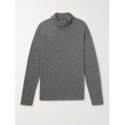 Merino Wool Half-Zip Sweatshirt