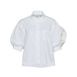 Cotton Poplin X Nylon Twill Shirt