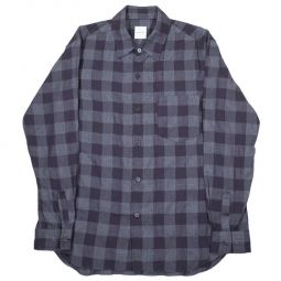 Checkered Long Sleeve Shirt - Black/Grey