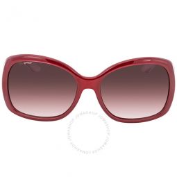 Red Rectangular Ladies Sunglasses