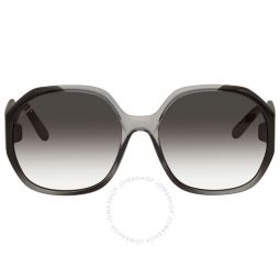 Grey Gradient Butterfly Sunglasses