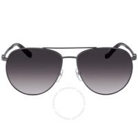 Dark Grey Gradient Pilot Unisex Sunglasses