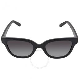 Smoke Gradient Square Ladies Sunglasses