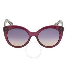 Purple Gradient Butterfly Ladies Sunglasses