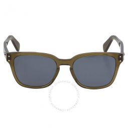 Blue Grey Square Mens Sunglasses