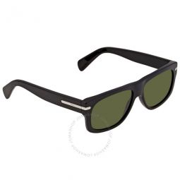 Ferragamo Green Rectangular Mens Sunglasses