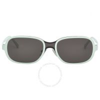 Grey Oval Mens Sunglasses