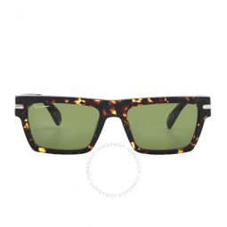 Green Browline Mens Sunglasses