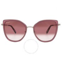 Pink Gradient Butterfly Ladies Sunglasses