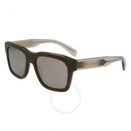 Khaki Square Mens Sunglasses