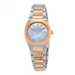 Elliptical Quartz Diamond Two-Tone Ladies Watch