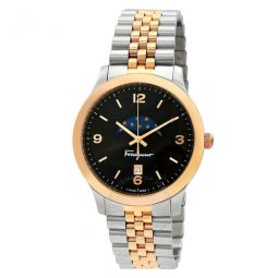 Duo Moonphase Quartz Brown Dial Mens Watch