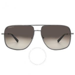 Dark Grey Navigator Mens Sunglasses