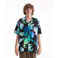 Disco Print Canty Ss Shirt - Waterspout