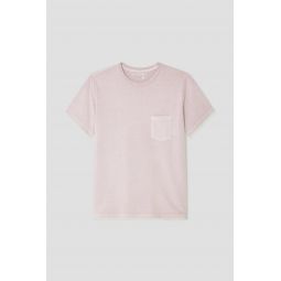 S S Recycled Cotton Pocket Tee - Pink